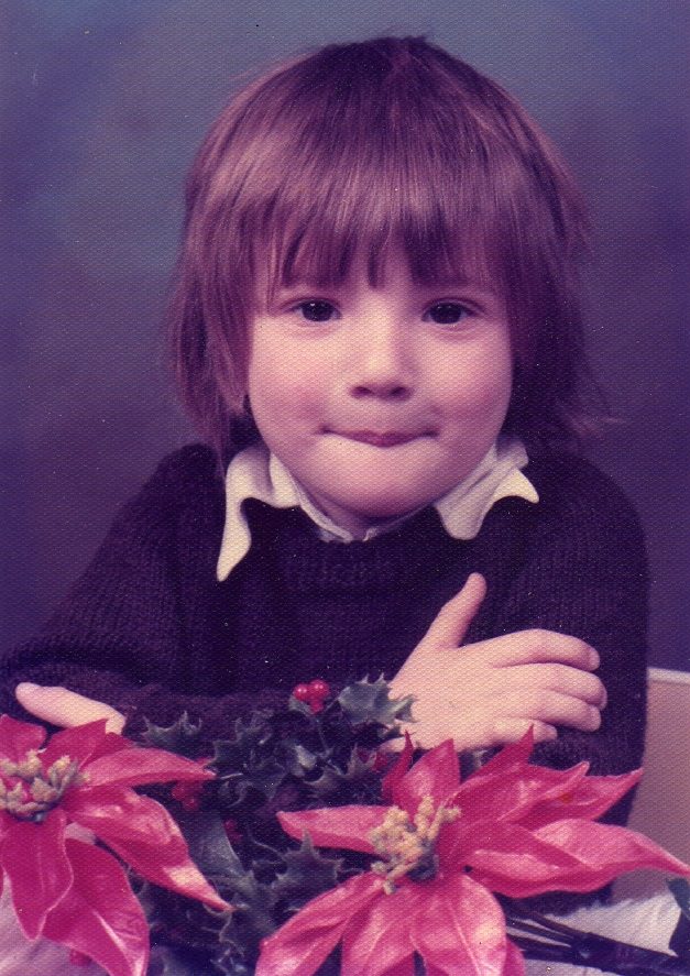 Richard Morris as a young child, in a studio portrait